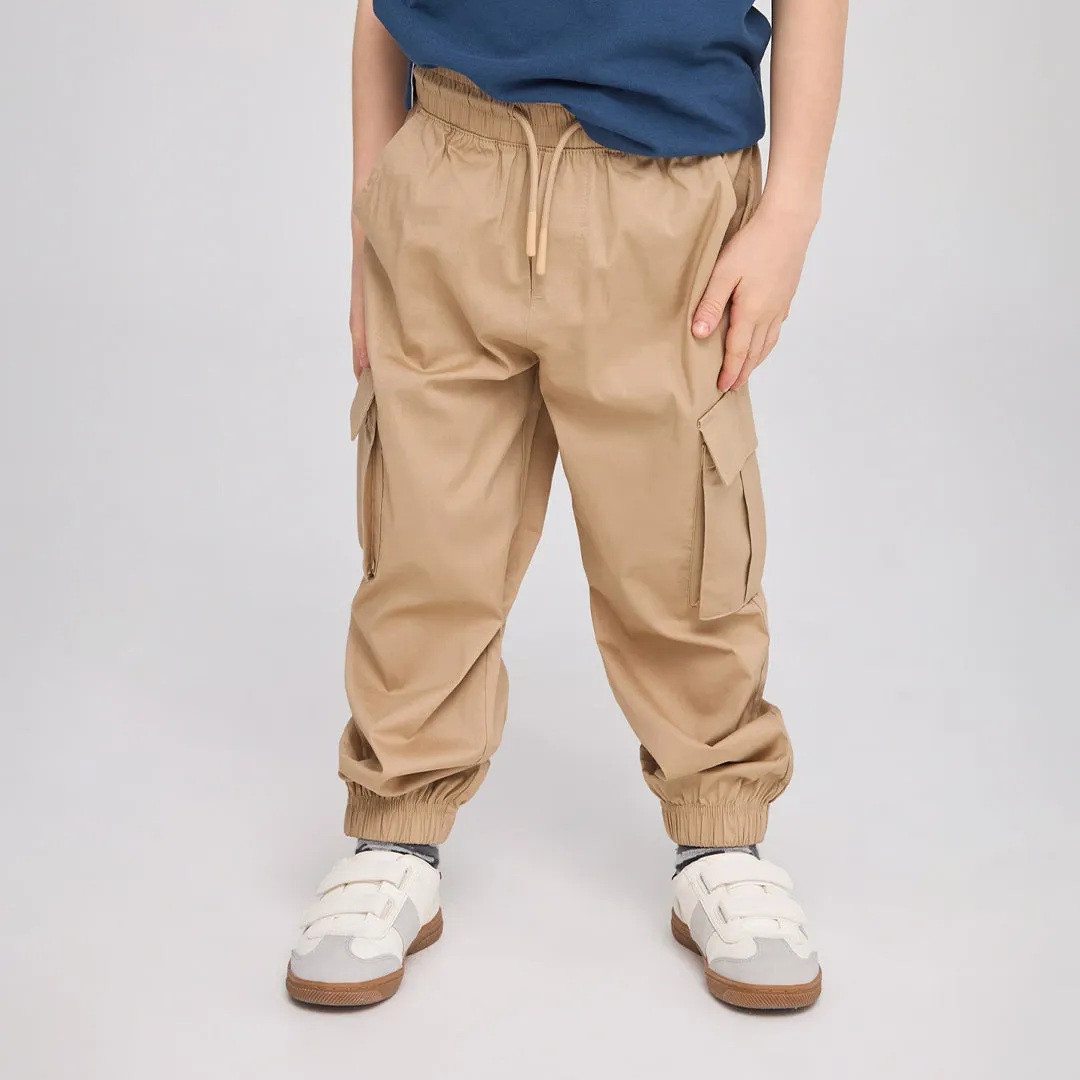 Poplin Cargo Trousers