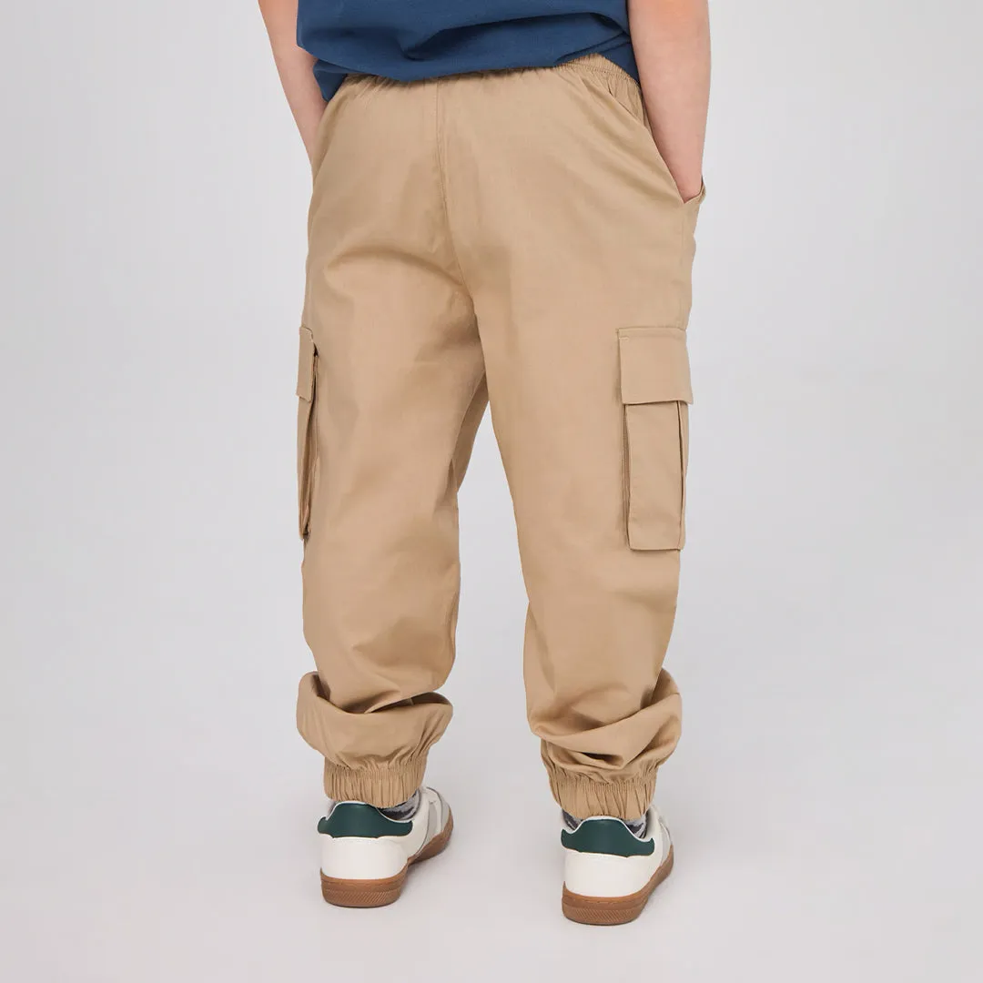 Poplin Cargo Trousers