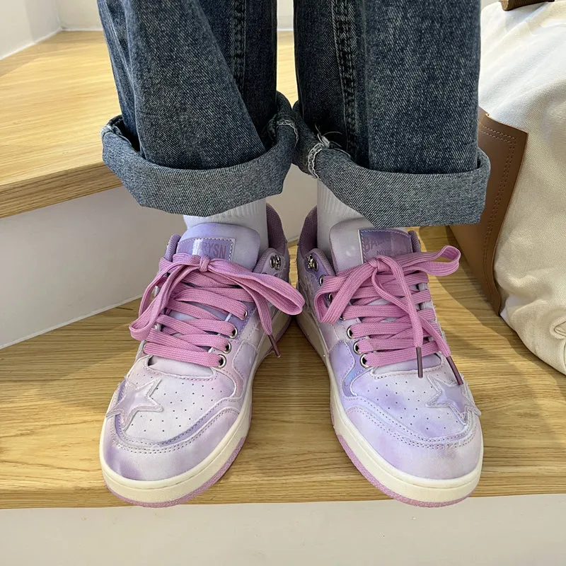 Purple Star Casual Sneakers