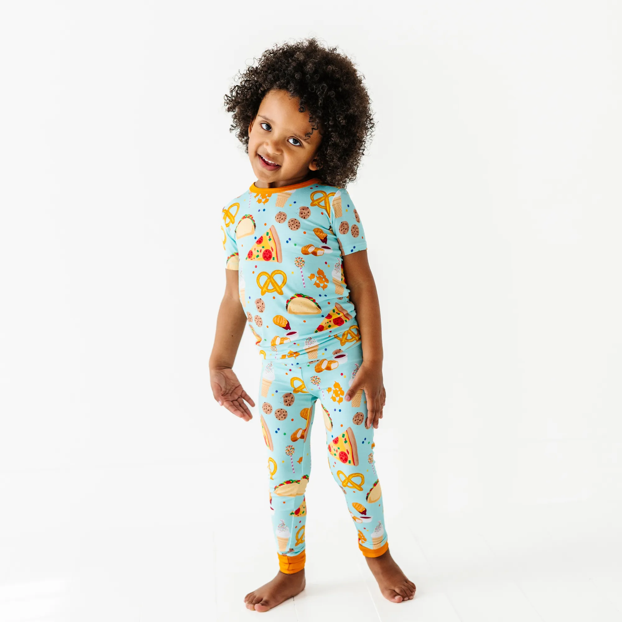 "I Can't Go To Bed Yet, I'm Hungry" Toddler Pajamas Short Sleeves and Pants