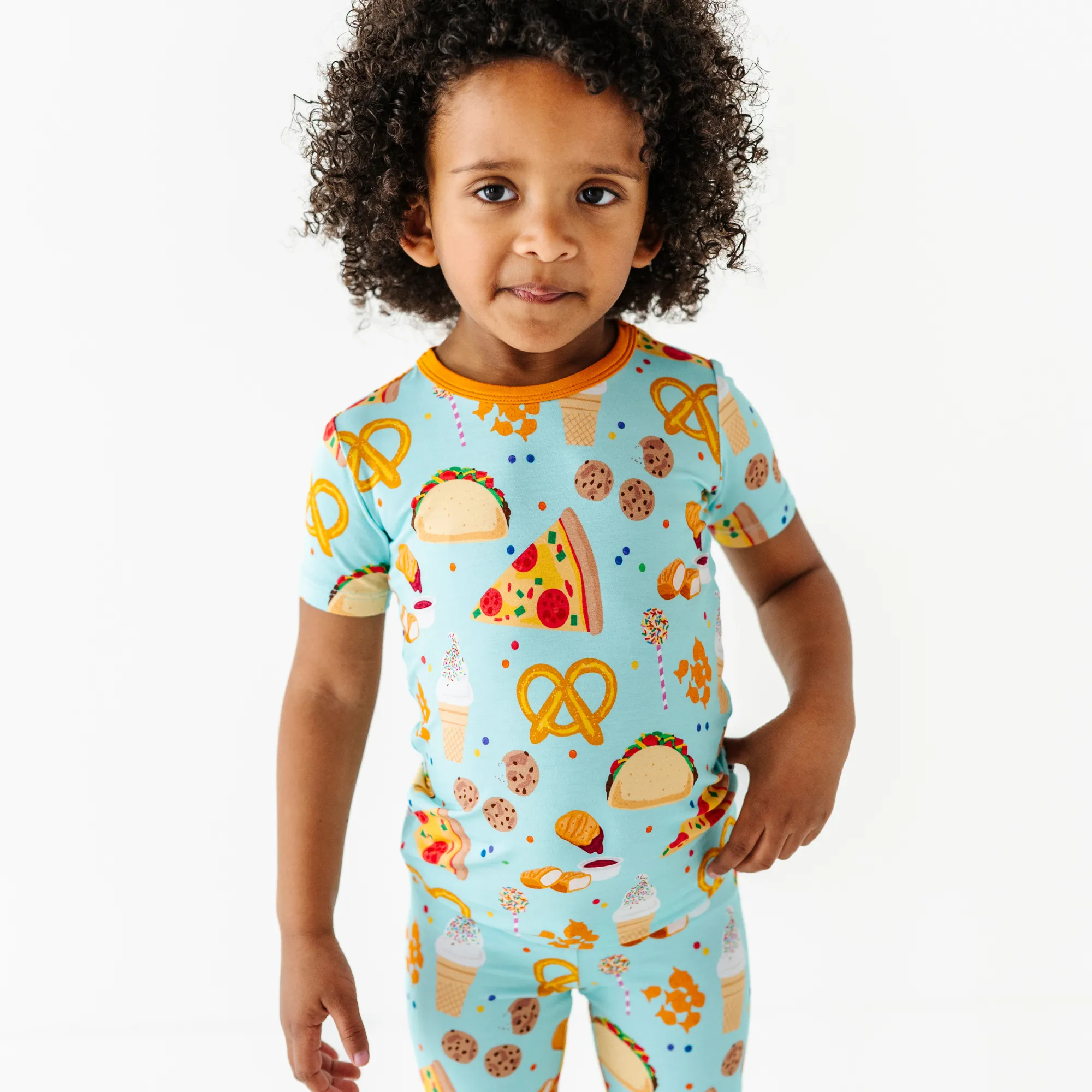 "I Can't Go To Bed Yet, I'm Hungry" Toddler Pajamas Short Sleeves and Pants