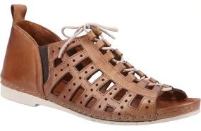 Riva Newport Womens Leather Lace Up Casual Shoe