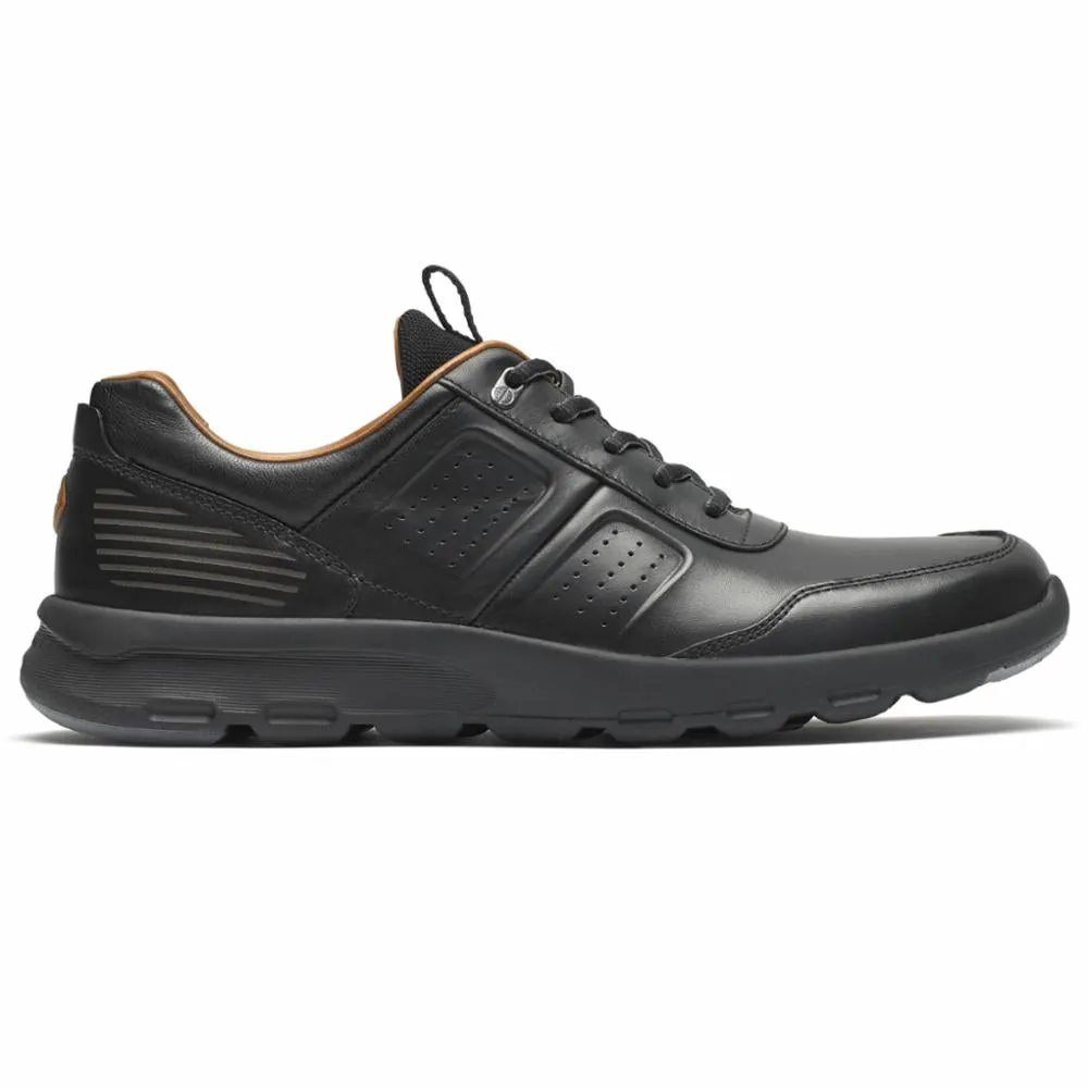 Rockport Men LETS WALK M UBAL BLACK/LEATHER