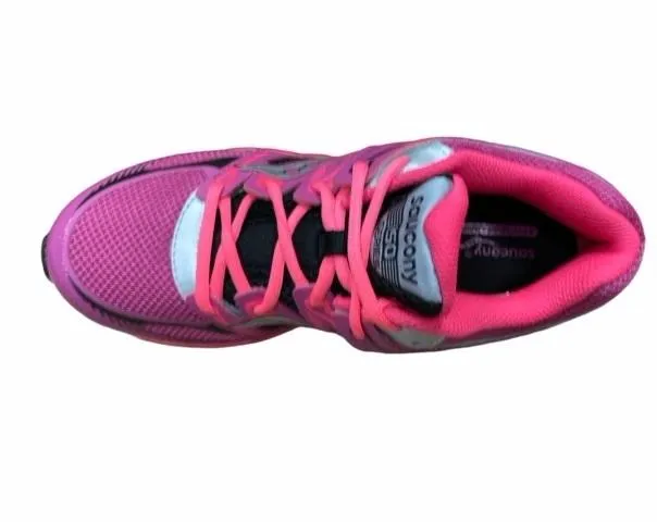 Saucony girls' running shoe Zealot magenta/black/ctl SY54610