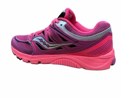 Saucony girls' running shoe Zealot magenta/black/ctl SY54610