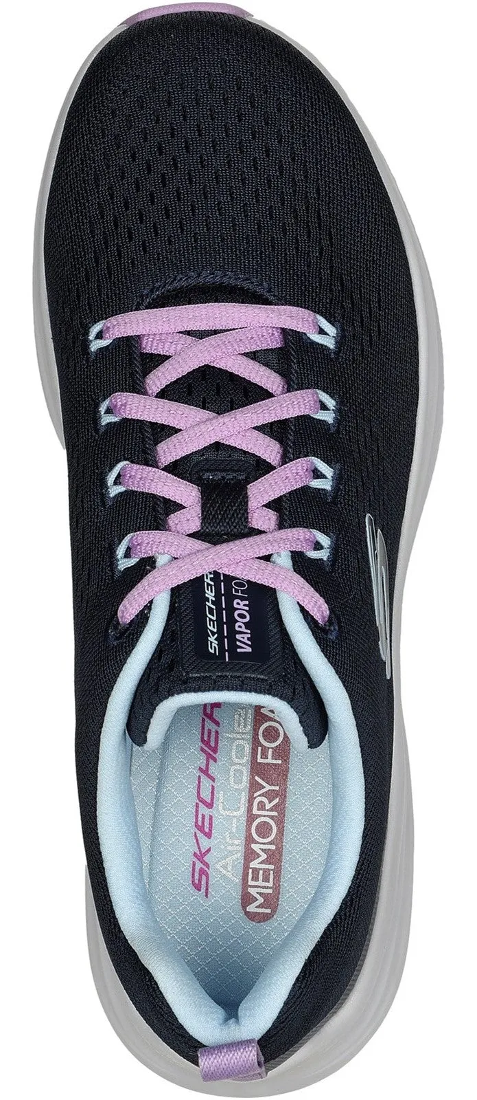 Skechers 150024 Vapor Foam Fresh Trend Womens Lace Up Trainer