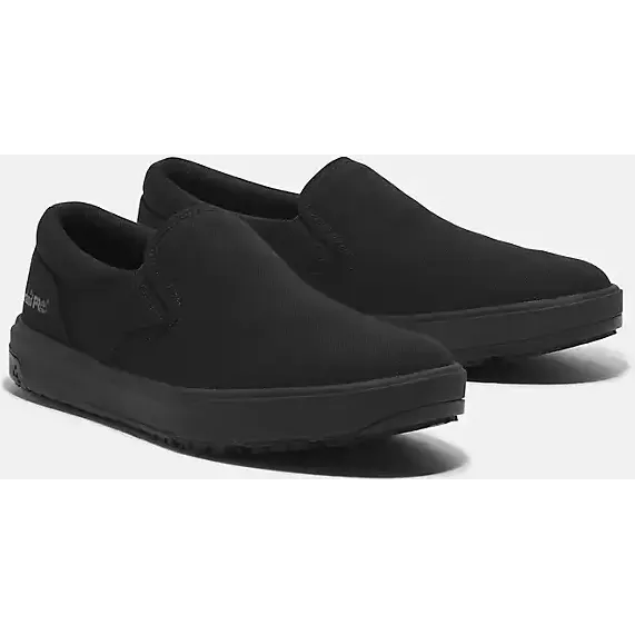 Timberland Pro Men's Burbank ST Slip On Work Shoe -Black- TB0A619Y001