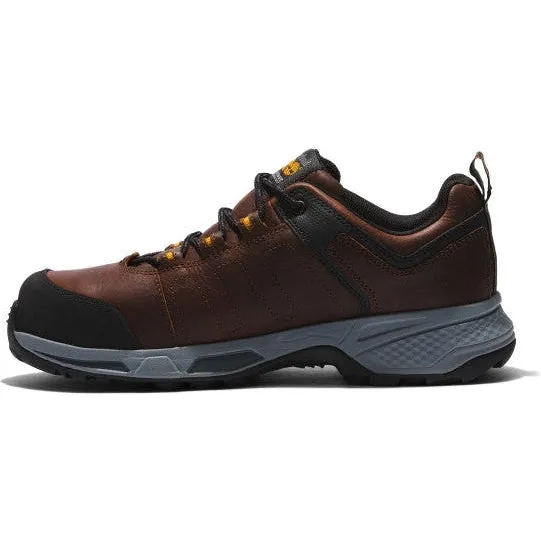 Timberland Pro Mens Switchback Low CT Brown Work Shoe, Slip Resistant, TB0A5N72214