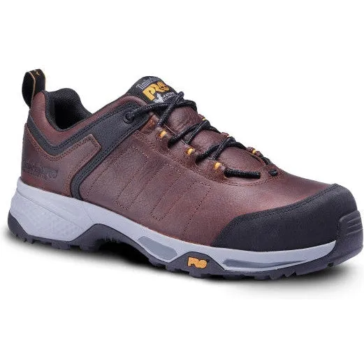 Timberland Pro Mens Switchback Low CT Brown Work Shoe, Slip Resistant, TB0A5N72214