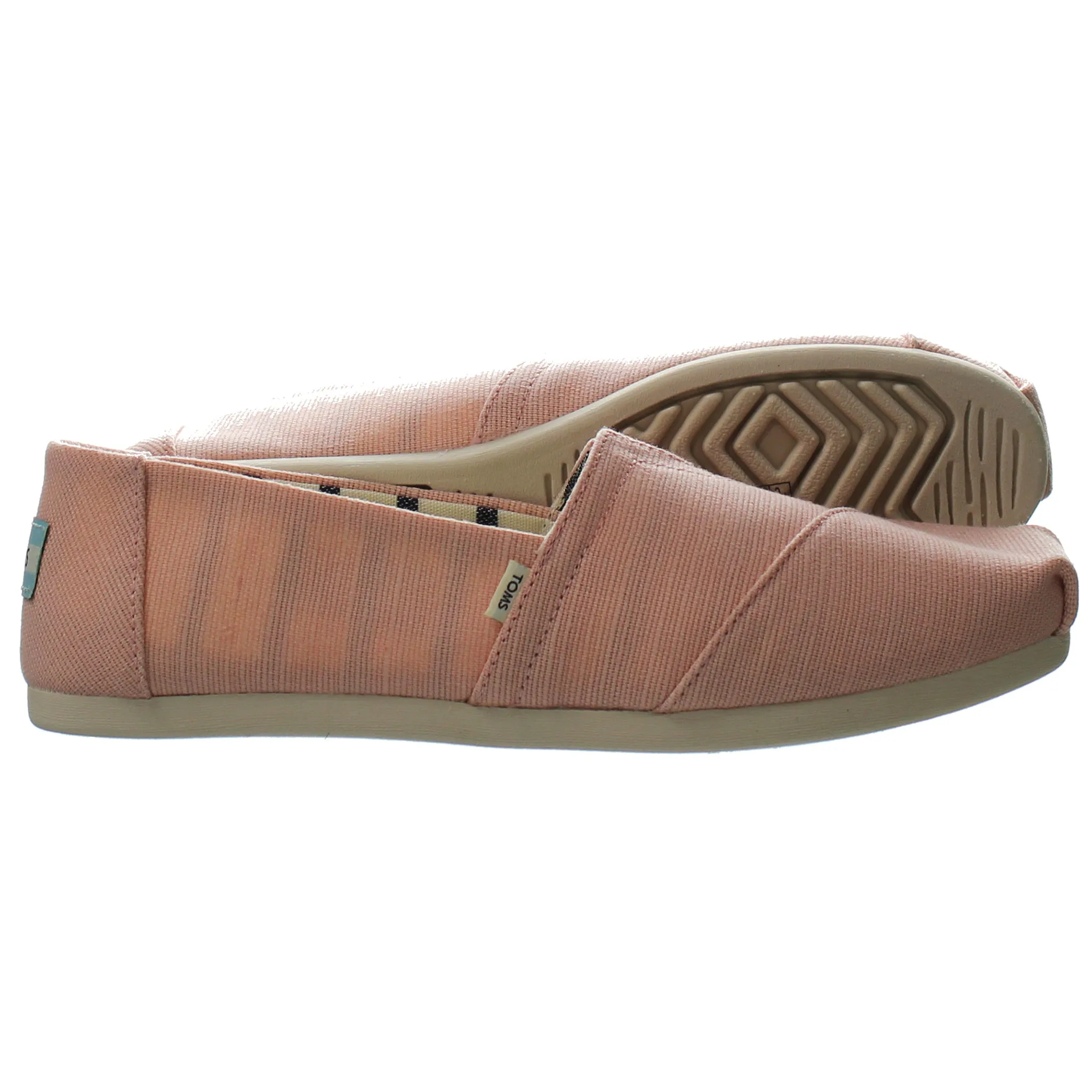 Toms Alpargatas Pink Womens Plimsolls