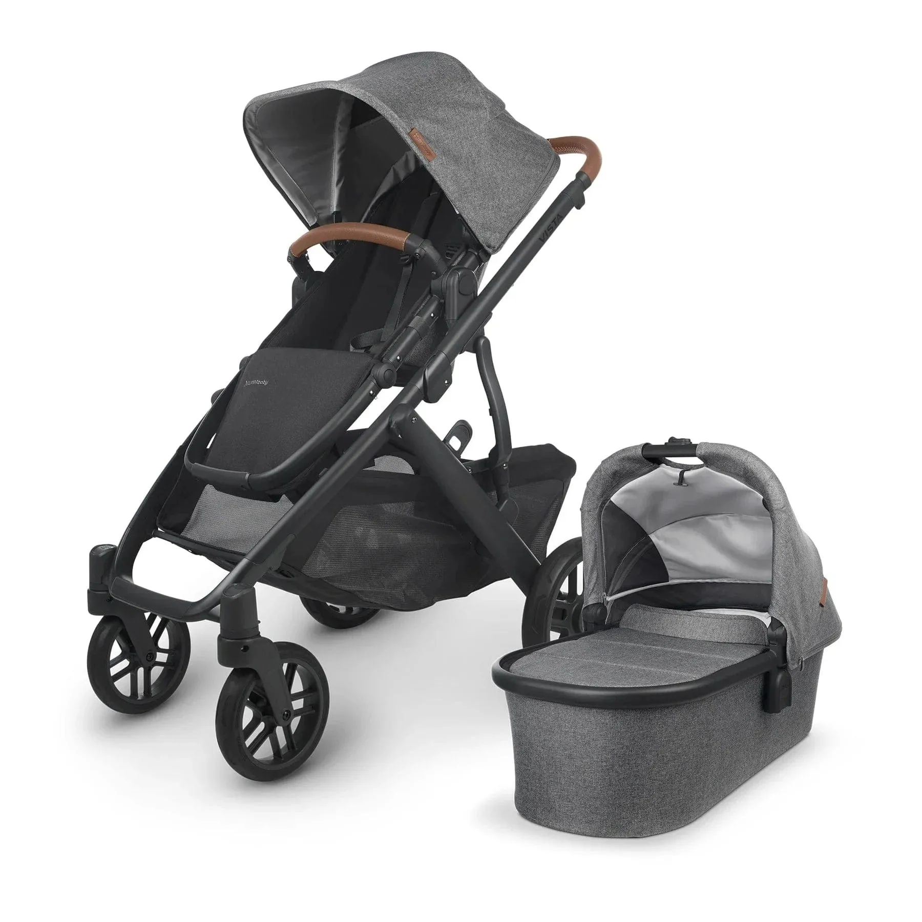 UPPAbaby Vista V2 with Cabriofix i-Size Car Seat and Base - Greyson