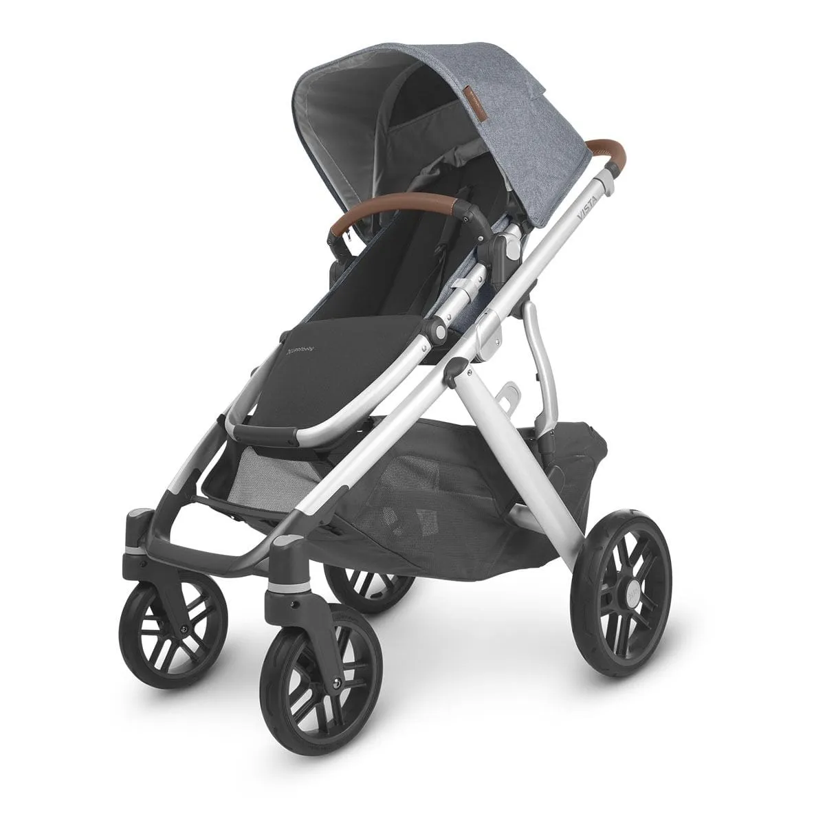 UPPAbaby Vista V2 with Cloud T Car Seat and Base - Gregory/Deep Black