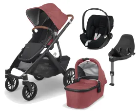 UPPAbaby Vista V2 with Cloud T Car Seat and Base - Lucy