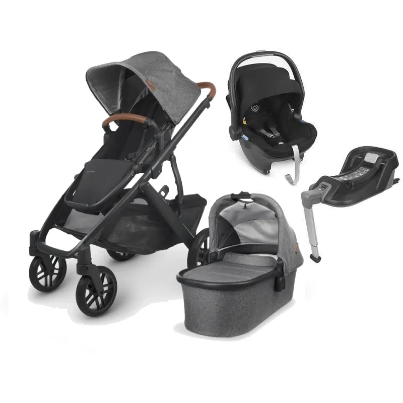 UPPAbaby Vista V2 with Mesa Car Seat and Base - Greyson