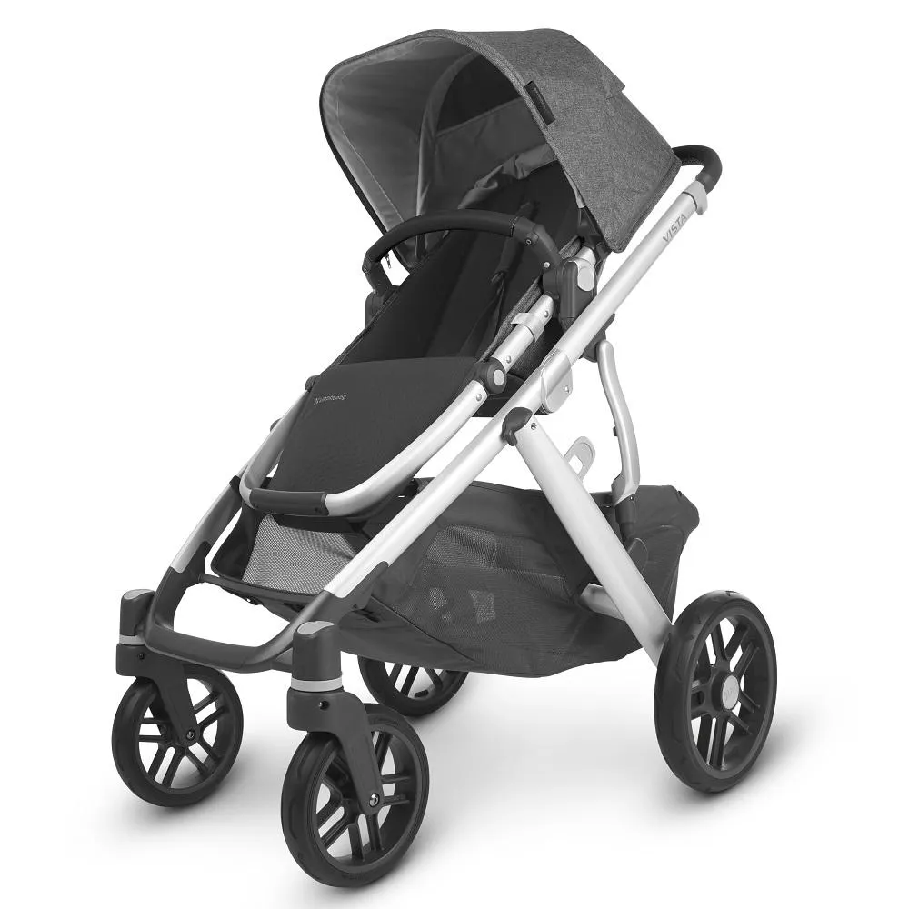 UPPAbaby Vista V2 with Pebble 360 PRO Car Seat and Base - Jordan / Deep Black