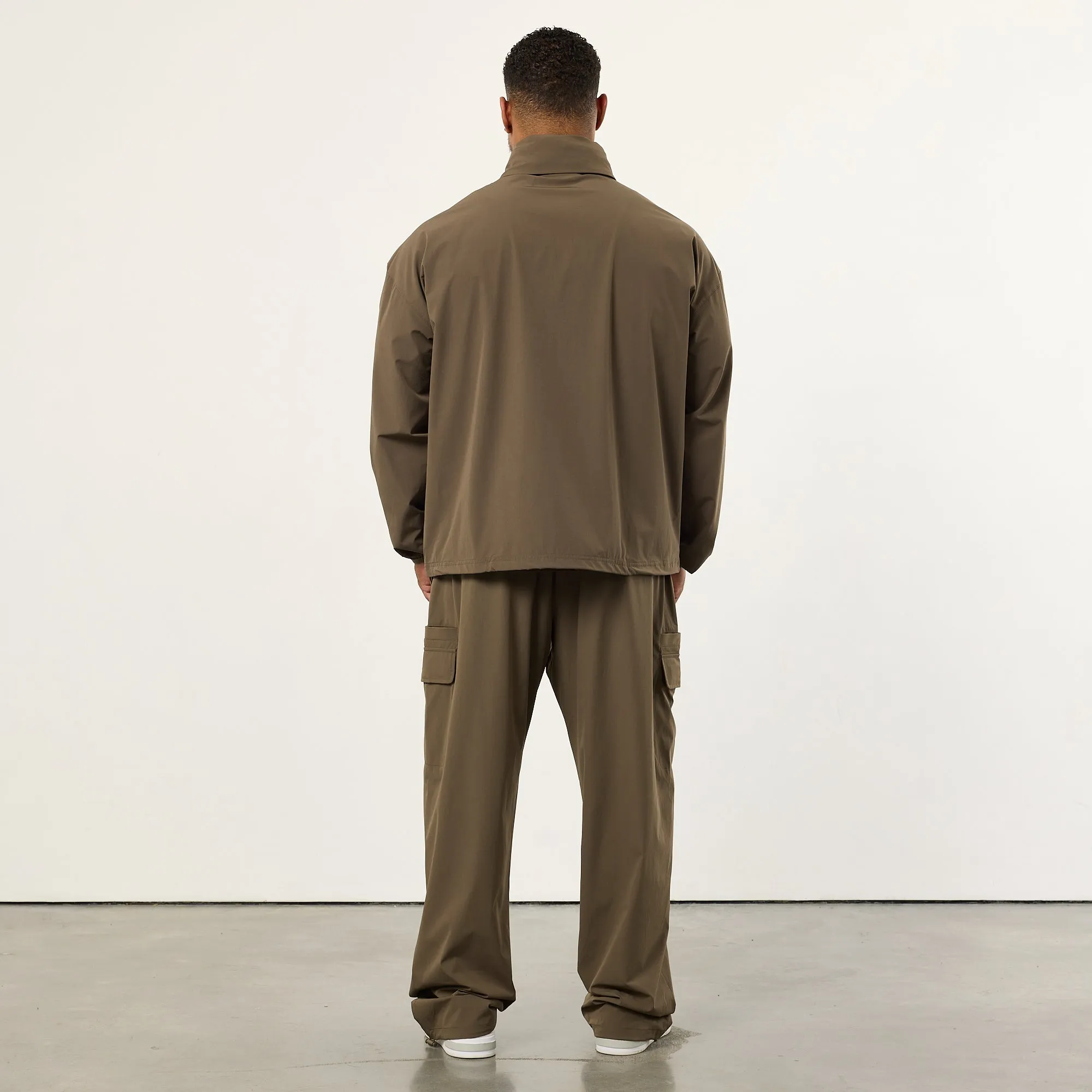 Vanquish Utility Brown Wide Leg Cargo Pants