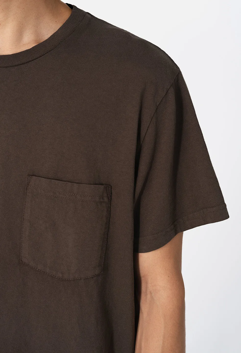 Victura Pocket Tee / Chocolate Brown