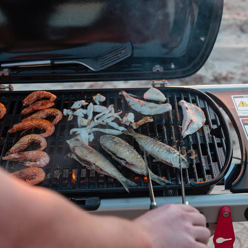 Weber Traveler 'OCEAN BLUE' Portable Gas Barbecue