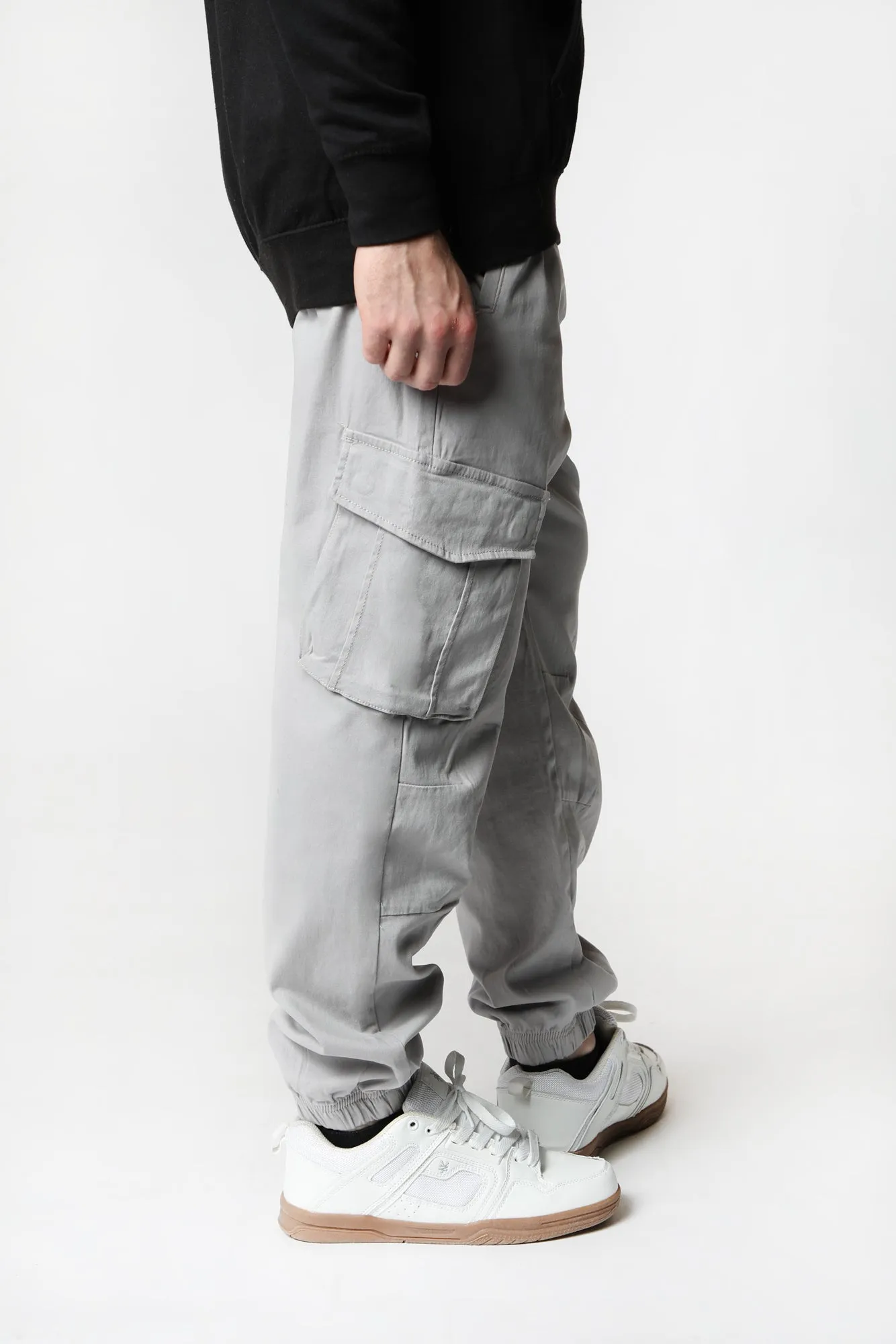 West49 Mens Twill Cargo Jogger