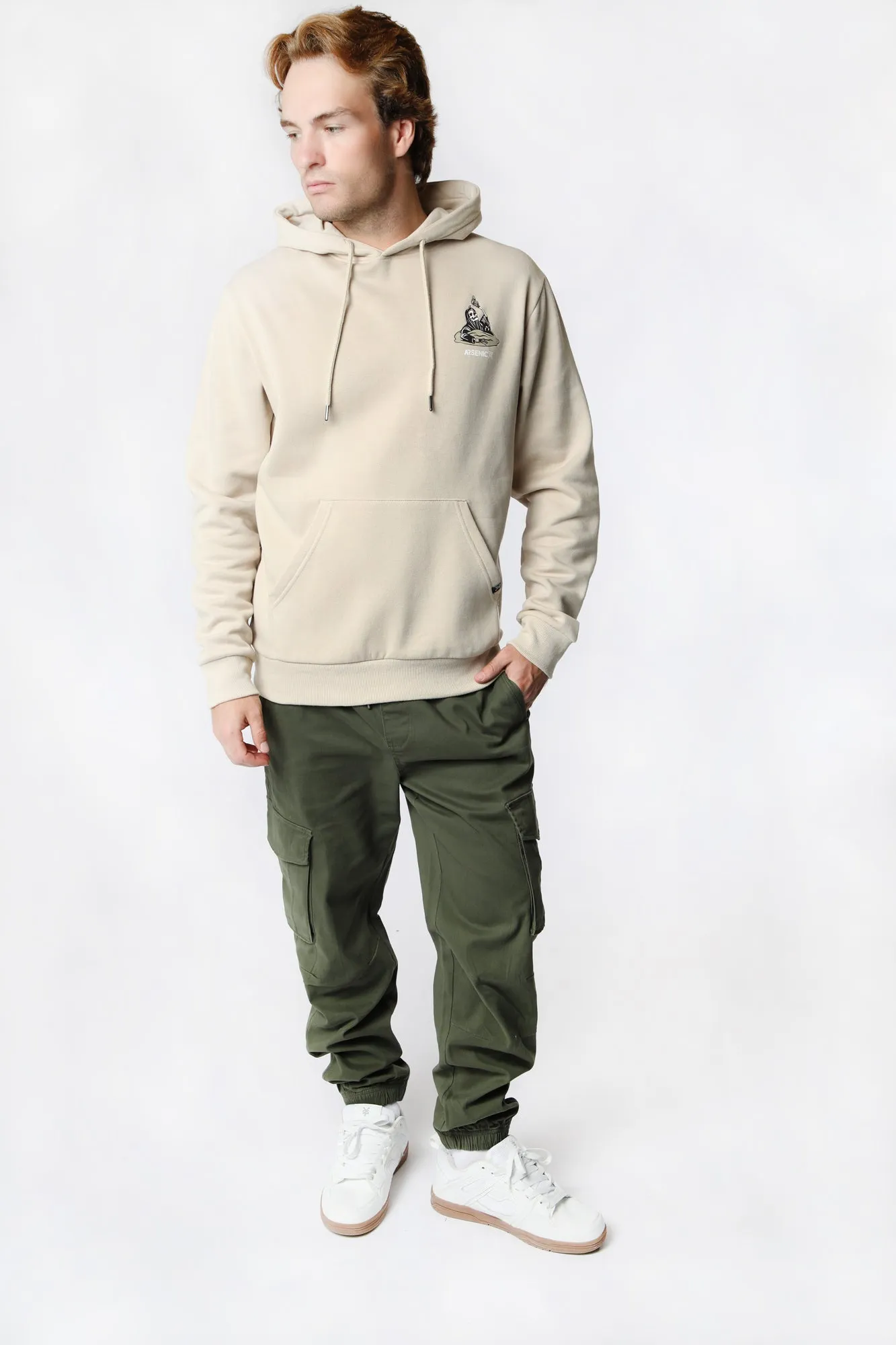 West49 Mens Twill Cargo Jogger