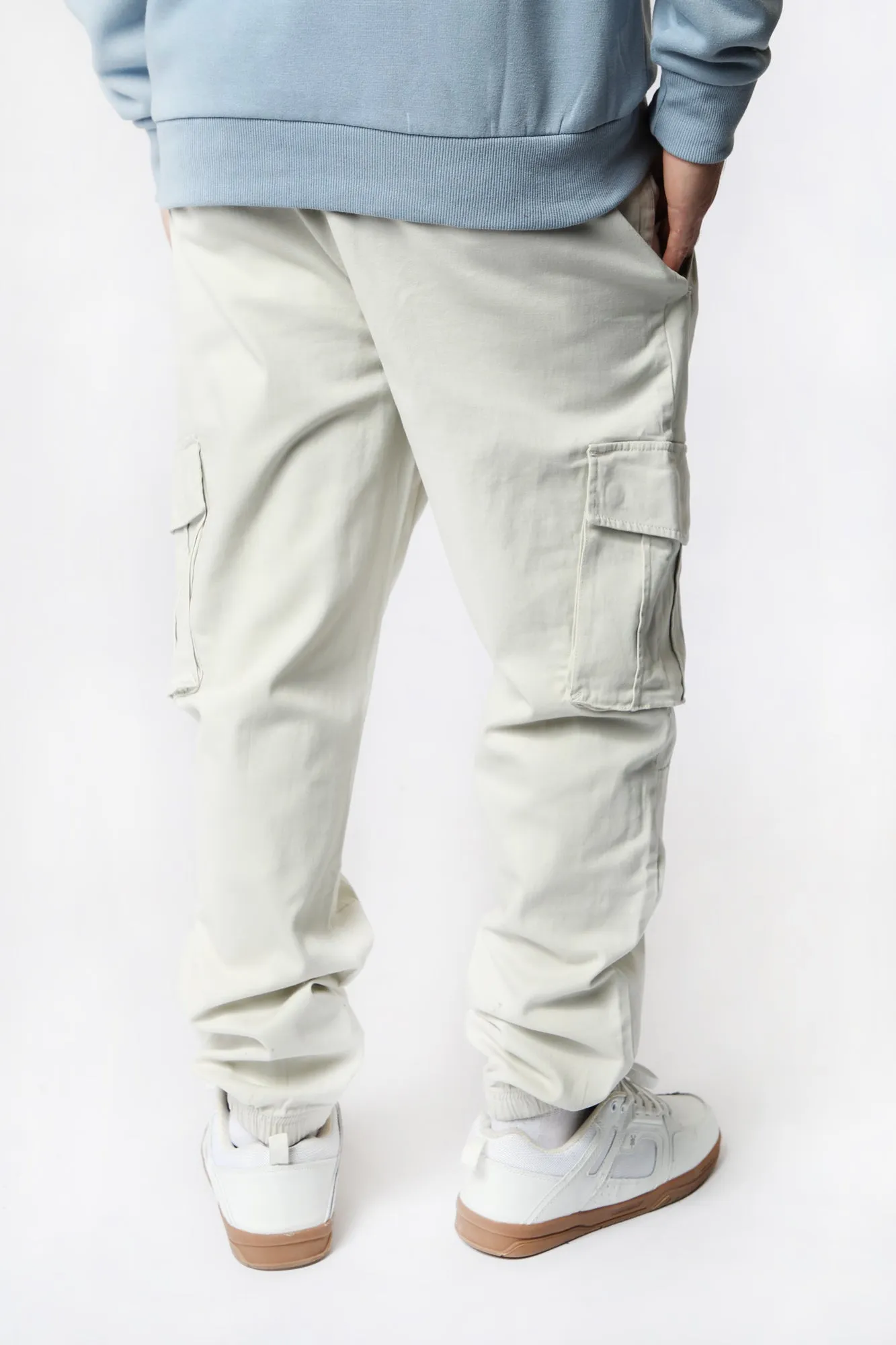 West49 Mens Twill Cargo Jogger