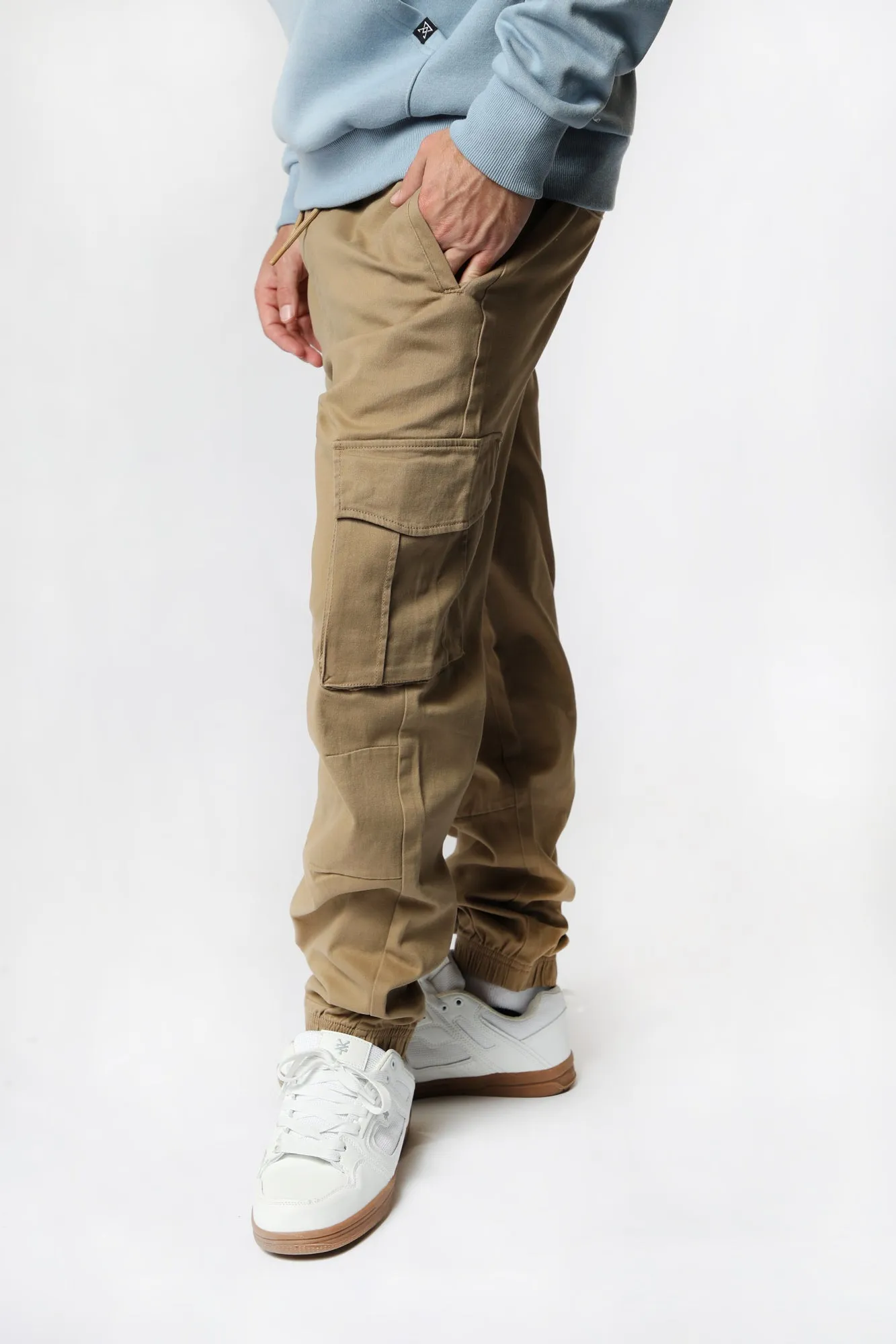 West49 Mens Twill Cargo Jogger