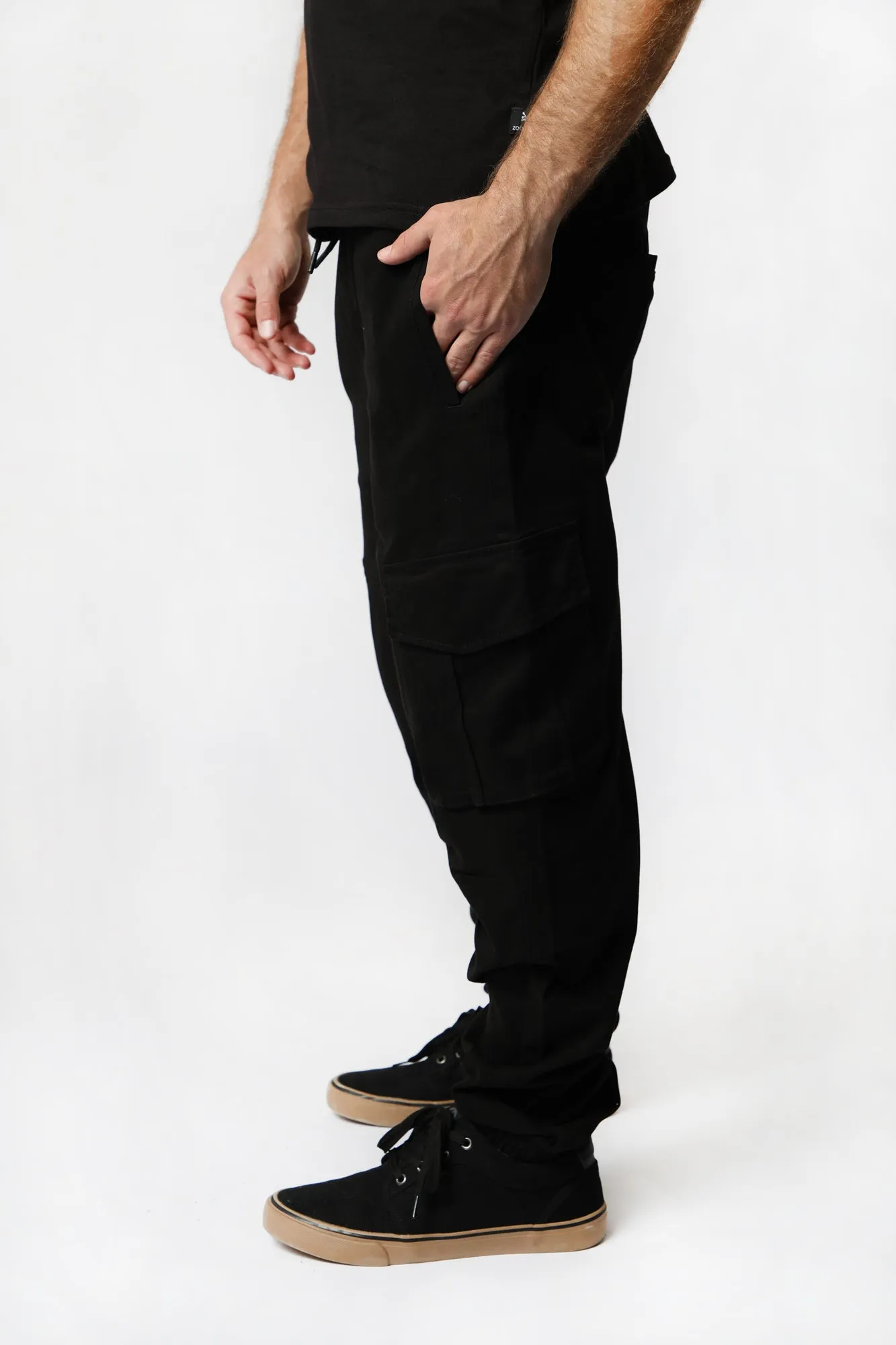 West49 Mens Twill Cargo Jogger